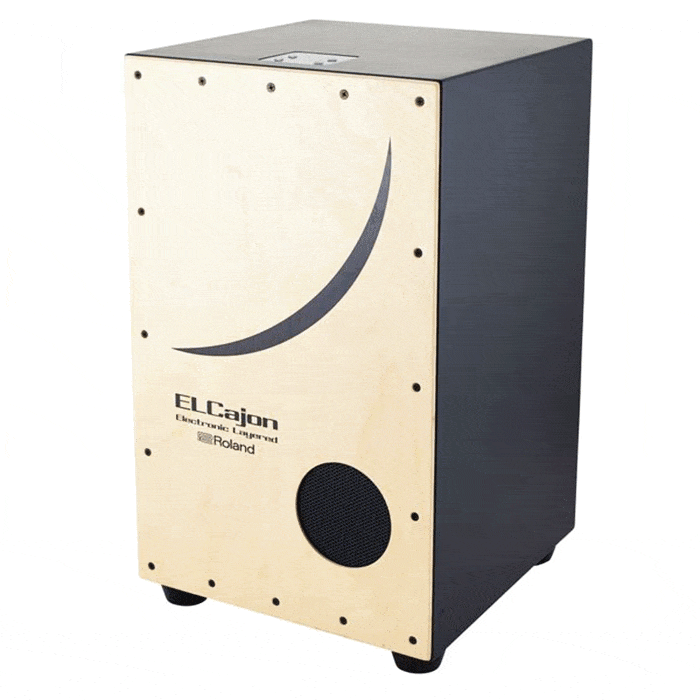 El Cajon EC-10. Roland nos ofrece un cajón híbrido entre acústico y electrónico.