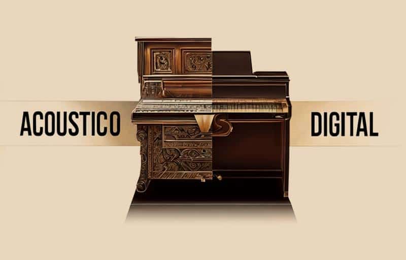 Piano acústico vs piano digital: ventajas y desventajas de cada uno