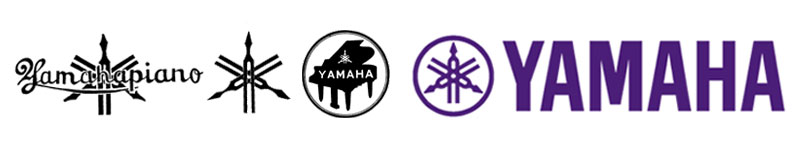 Logos de Yamaha en su historia