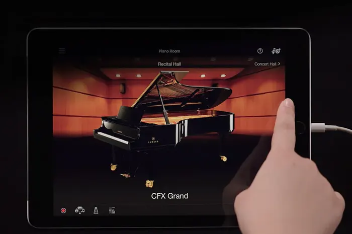 App Smart Pianist para tablet