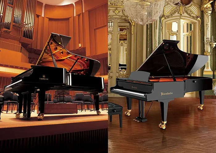 Pianos de cola CFY y Bosendorfer Imperial modelados con VRM