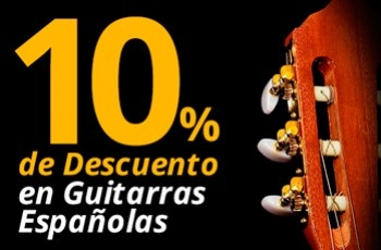 Guitarras españolas con un 10% de descuento